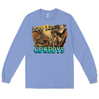 Colony Blue Long live Cowboys boots hat Long Sleeve Tee - HowdyJamesFarm