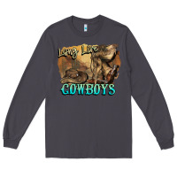 Smoke Long live Cowboys boots hat Long Sleeve Tee - HowdyJamesFarm