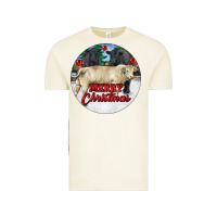 Vintage Arctic Merry Christmas Charolais Bull Vintage Tee - RanaPortraitStore
