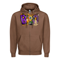 Chestnut boo Zipper Hoodie - CowhideDigitalArt
