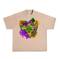 Burro Mardi Gras heart Urban Heavy Tee - HowdyJamesFarm