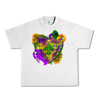 Lunar Rock Mardi Gras heart Urban Heavy Tee - HowdyJamesFarm
