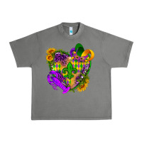 Tornado Mardi Gras heart Urban Heavy Tee - HowdyJamesFarm