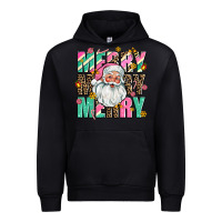 Black merry merry merry Urban Hoodie - AdoDesignShop