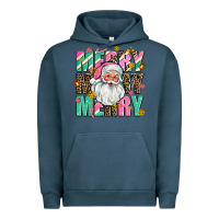 Pigment Midnight Navy merry merry merry Urban Hoodie - AdoDesignShop