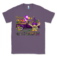 Lavender Happy Mardi Carnival with truck Classic Tee - NancyCooperArtShop