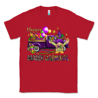 Red Happy Mardi Carnival with truck Classic Tee - NancyCooperArtShop
