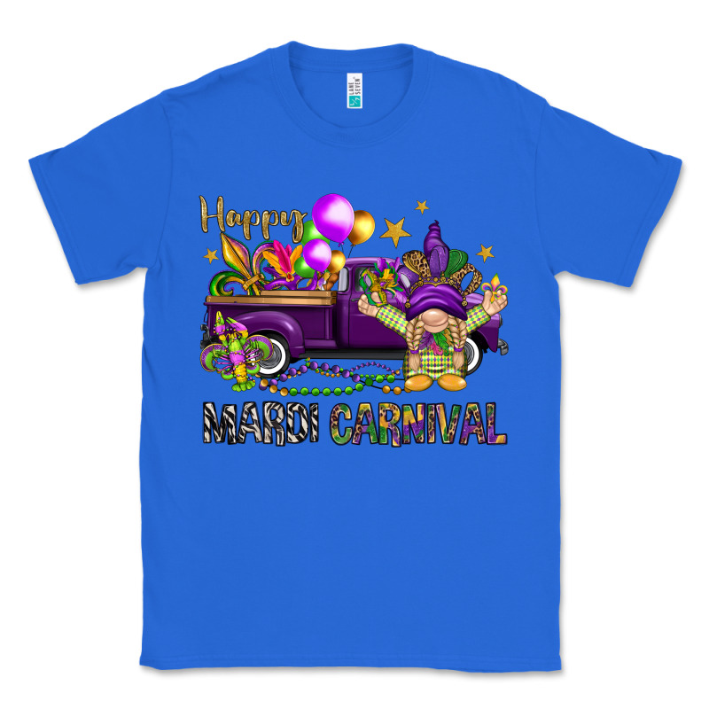 Happy Mardi Carnival With Truck Classic Tee by NancyCooperArtShop | Teevron