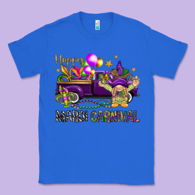 Happy Mardi Carnival With Truck Classic Tee Designed By Nancycooperartshop