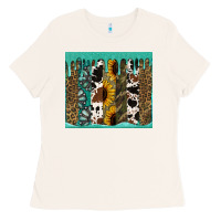 Bone western brushstroke tumbler Ladies Tee - Jasminsmagicworld