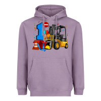 Lavender forklift birthday one Heavyweight Hoodie - Artiststas
