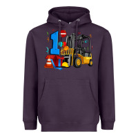 Plum forklift birthday one Heavyweight Hoodie - Artiststas