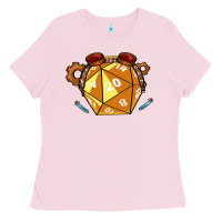 Bubblegum Pink Dnd Artificer Ladies Tee - minhPixels
