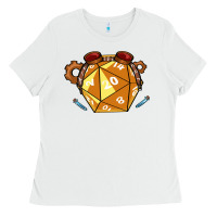 White Dnd Artificer Ladies Tee - minhPixels