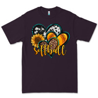 Plum softball hearts Premium Tee - Jasminsmagicworld