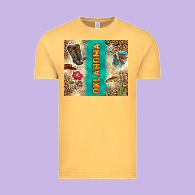 Oklahoma Vintage Tee Designed By Tumblerdesignbyshophia