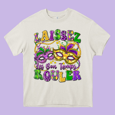 Laissez Les Bon Temps Rouler Heavy Core Tee Designed By Lillyallendesigns
