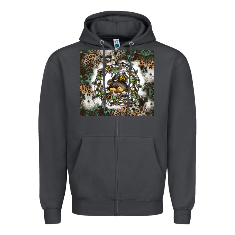 Natures Circle Of Life Zipper Hoodie by CowhideDigitalArt | Teevron