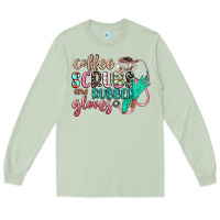 Matcha coffee scrubs and rubber gloves Long Sleeve Tee - CowGirlArtShop