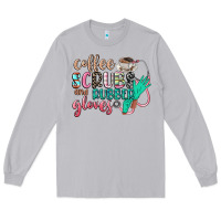 Moon Dust coffee scrubs and rubber gloves Long Sleeve Tee - CowGirlArtShop