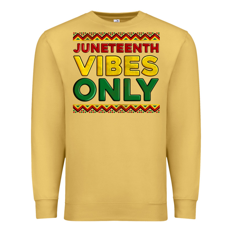 Juneteenth Vibes Only Premium Sweatshirt by Artiststas | Teevron