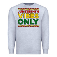 Heather Grey juneteenth vibes only Premium Sweatshirt - Artiststas