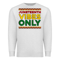 Oatmeal Heather juneteenth vibes only Premium Sweatshirt - Artiststas