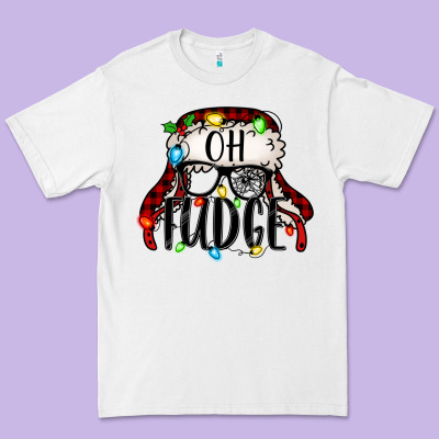 Oh Fudge Christmas Story Premium Tee Designed By Jasminsmagicworld