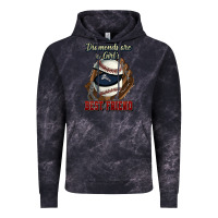 Cloud Black Diamonds are a girl's best friend Baseball Vintage Hoodie - HowdyJamesFarm