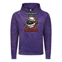 Cloud Purple Diamonds are a girl's best friend Baseball Vintage Hoodie - HowdyJamesFarm