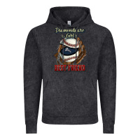 Vintage Black Diamonds are a girl's best friend Baseball Vintage Hoodie - HowdyJamesFarm