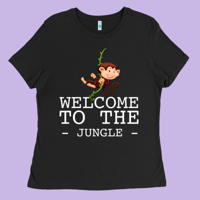 Welcome To The Jungle Ladies Tee Designed By Bettercallsaul