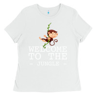 White Welcome To The Jungle Ladies Tee - Bettercallsaul