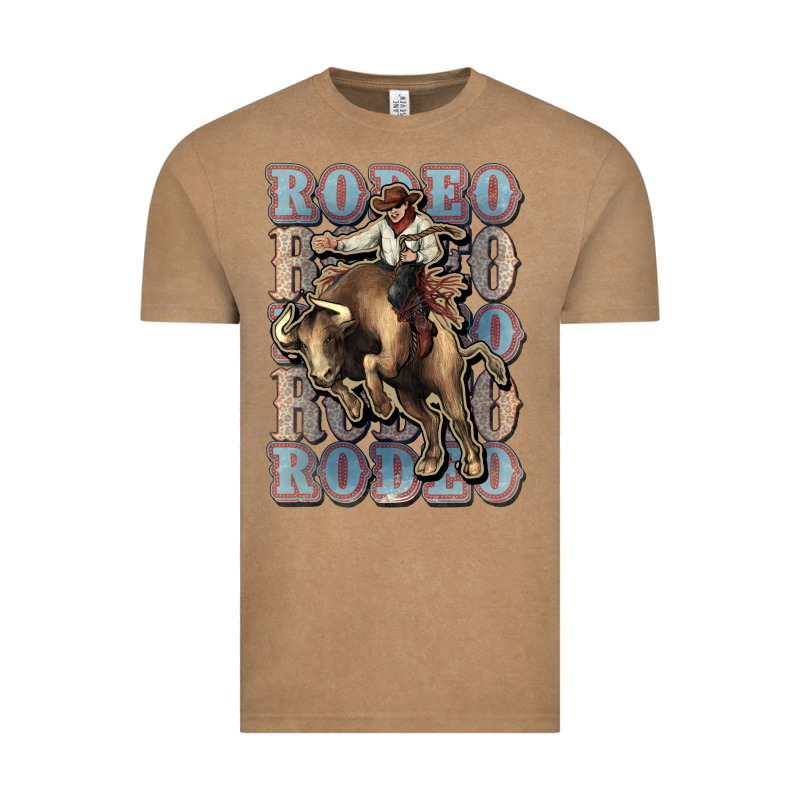 Rodeo Cowboy Bull Western Vintage Tee by HowdyJamesFarm | Teevron