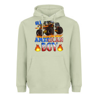 Matcha all american boy monster truck Heavyweight Hoodie - Artiststas