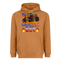 Meerkat all american boy monster truck Heavyweight Hoodie - Artiststas