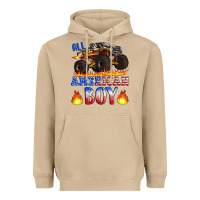 Mushroom all american boy monster truck Heavyweight Hoodie - Artiststas
