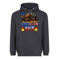 Smoke all american boy monster truck Heavyweight Hoodie - Artiststas
