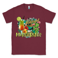 Burgundy Midnight Margaritas Classic Tee - texasbilliewilder