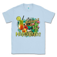 Dusty Blue Midnight Margaritas Classic Tee - texasbilliewilder