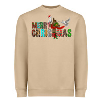 Mushroom Merry christmas cross Heavyweight Sweatshirt - FaDigitalArtStudio