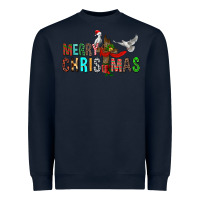 Navy Merry christmas cross Heavyweight Sweatshirt - FaDigitalArtStudio