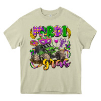 Mossy mardi gras monster truck Heavy Core Tee - LillyAllenDesigns