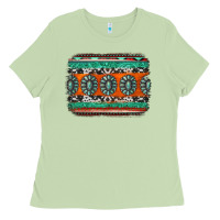 Matcha turquoise western background Ladies Tee - Jasminsmagicworld