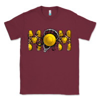 Burgundy mom lacrosse Classic Tee - RacoonDesign