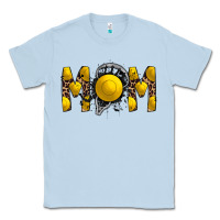 Dusty Blue mom lacrosse Classic Tee - RacoonDesign