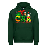 Forest Green cna juneteenth certified nursing assistant Urban Hoodie - AdoDesignShop