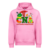 Fuchsia Pink cna juneteenth certified nursing assistant Urban Hoodie - AdoDesignShop
