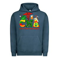 Pigment Midnight Navy cna juneteenth certified nursing assistant Urban Hoodie - AdoDesignShop