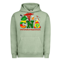 Pigment Oil Green cna juneteenth certified nursing assistant Urban Hoodie - AdoDesignShop